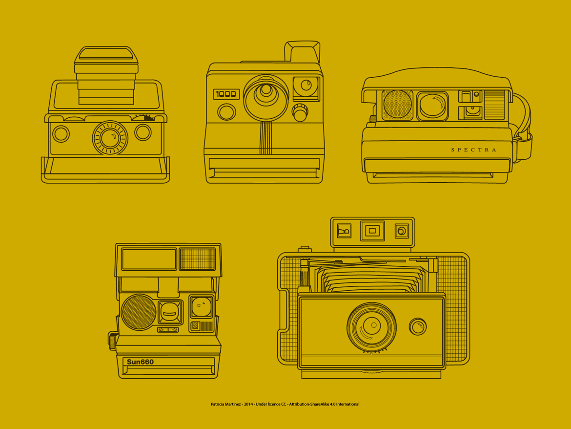 5 Polaroids Icons