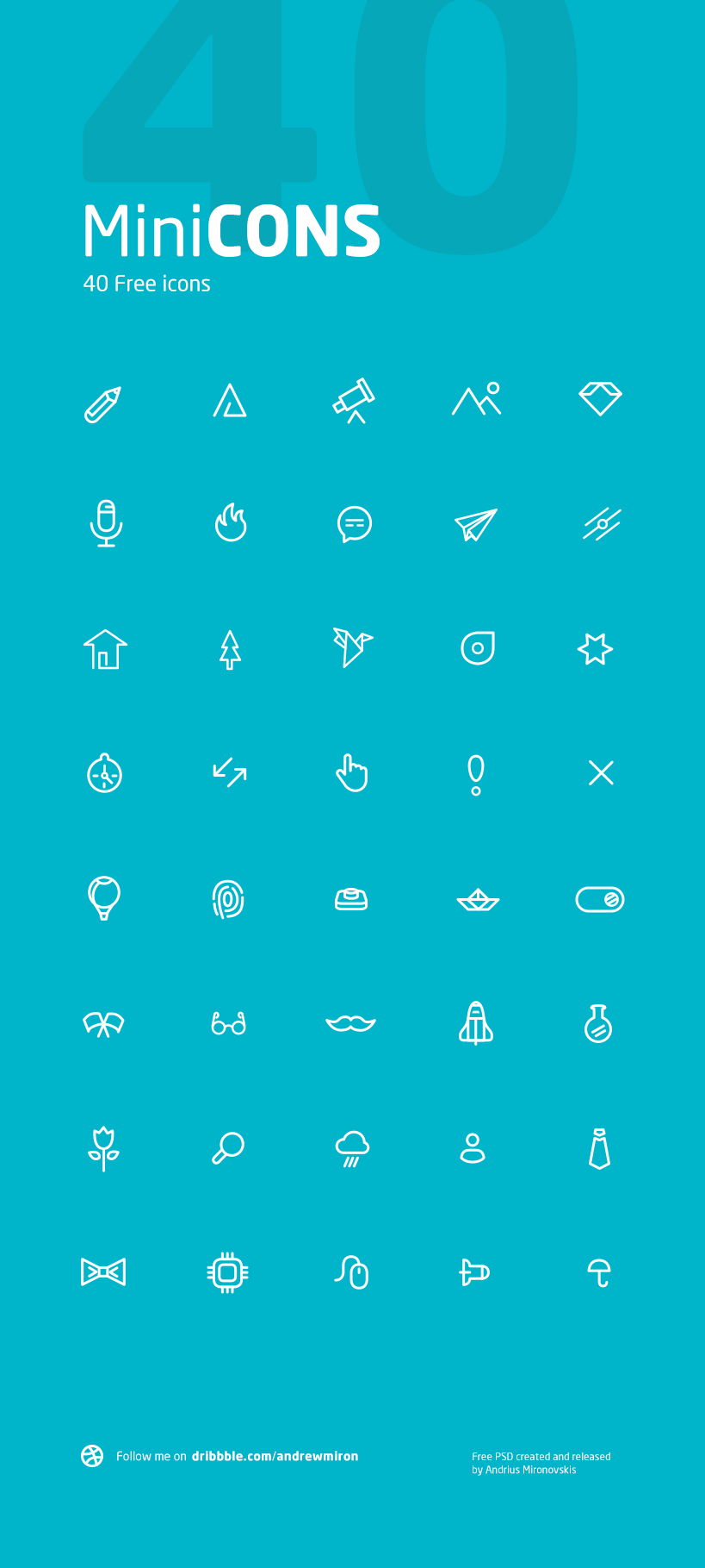 MiniCONS - Free icons PSD!