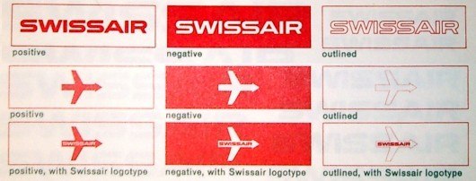 Логотип Swissair 1950
