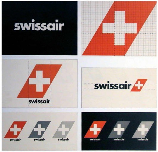 Логотип Swissair 1980-2000-е