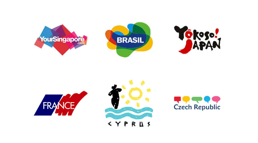 туристические логотипы стран