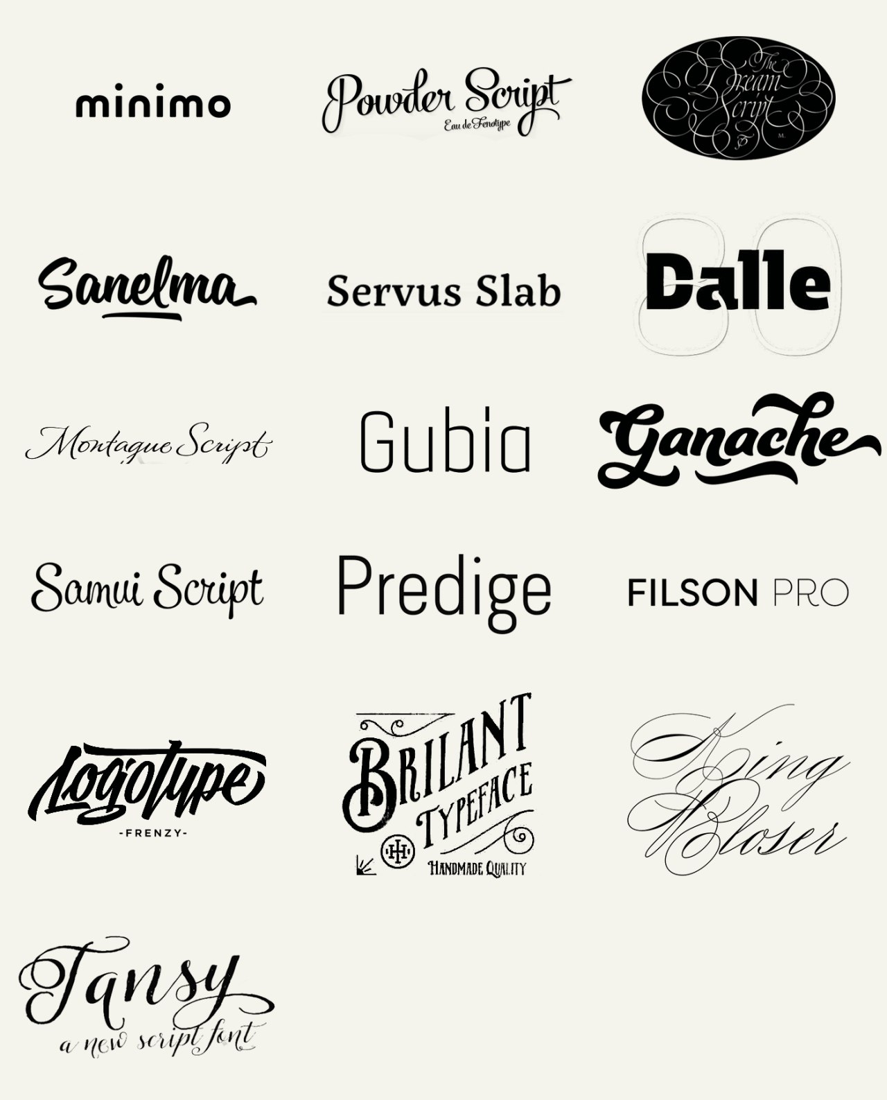 Download A selection of the best fonts for logos: unique features and pitfalls font (typeface)