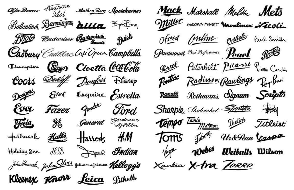 Шрифт logos. Рукописный логотип. Логотипы с рукописным шрифтом. Шрифтовые логотипы известные. Брендовые шрифты.