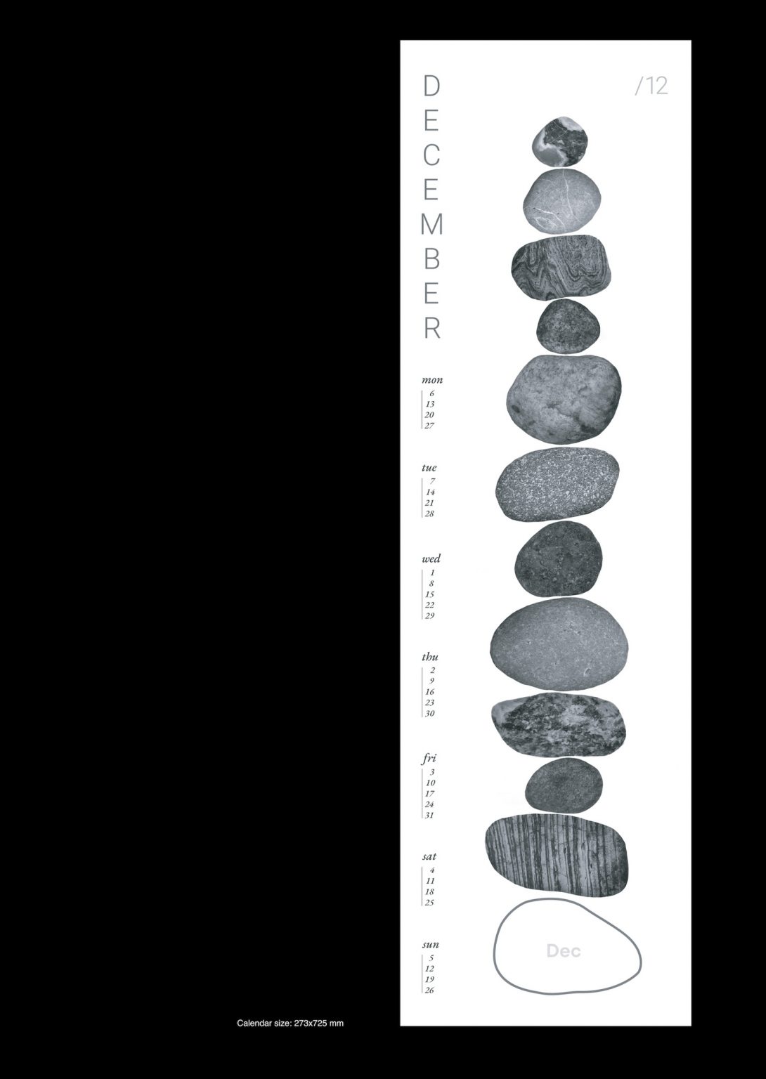 Pyramid calendar — оригинальный настенный календарь с вырубкой — Оди. О ...