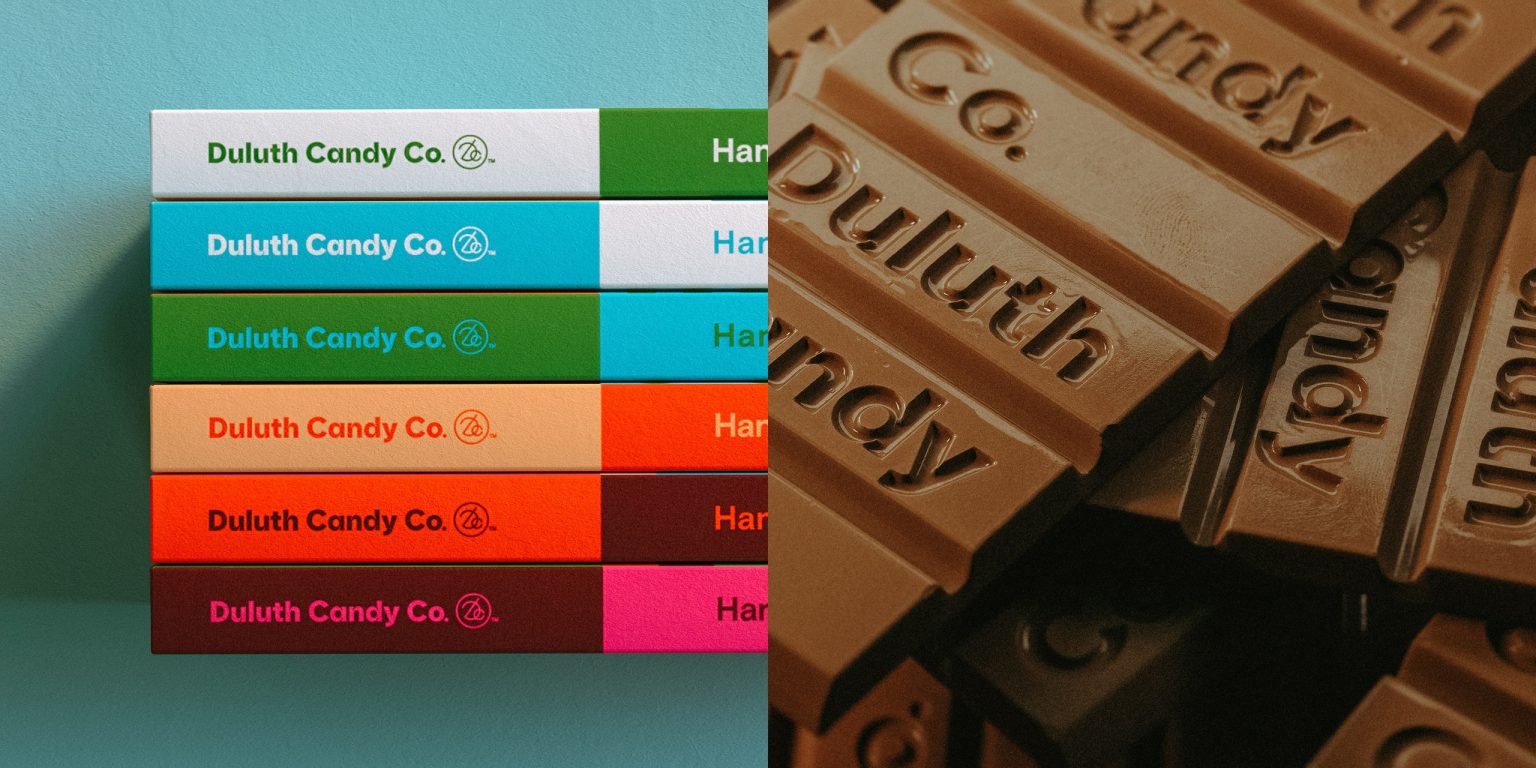 Упаковка шоколада ручной работы американской марки Duluth Candy Co ...