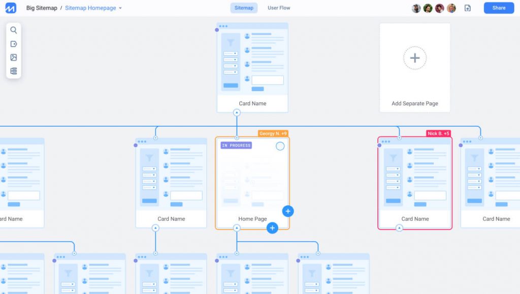 FlowMapp — онлайн-сервис для создания интерактивных карт сайта ...