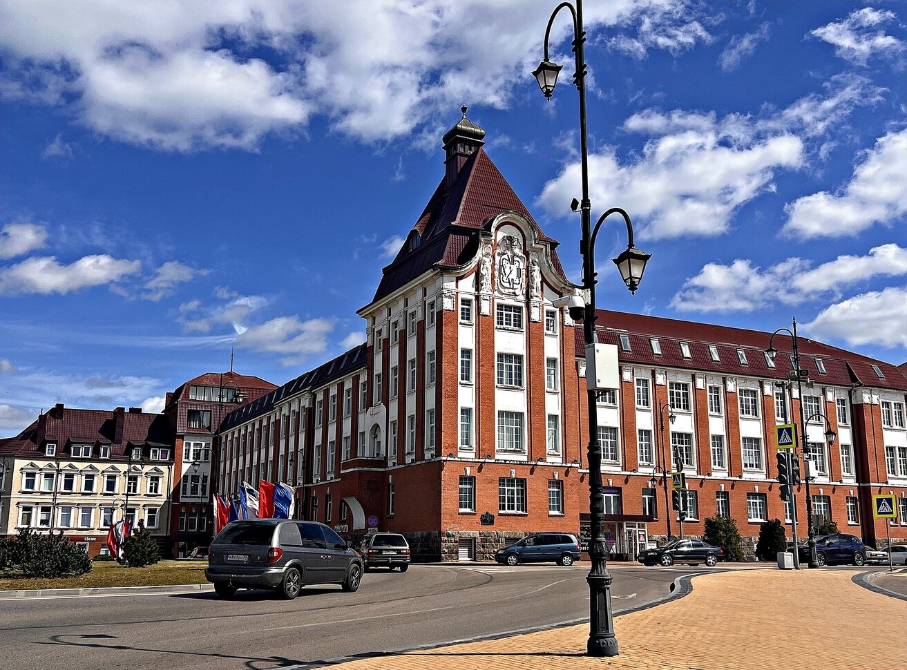 Город Гусев, здание ратуши